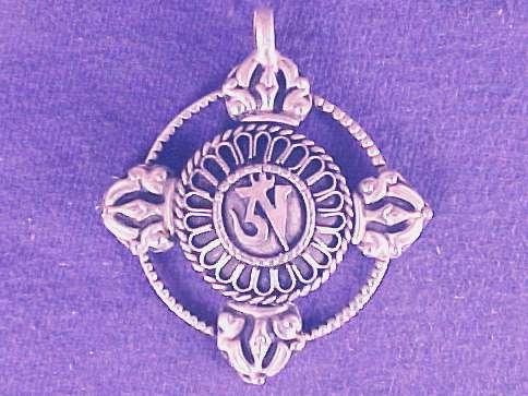 Tibetan Om Pendants or amulets